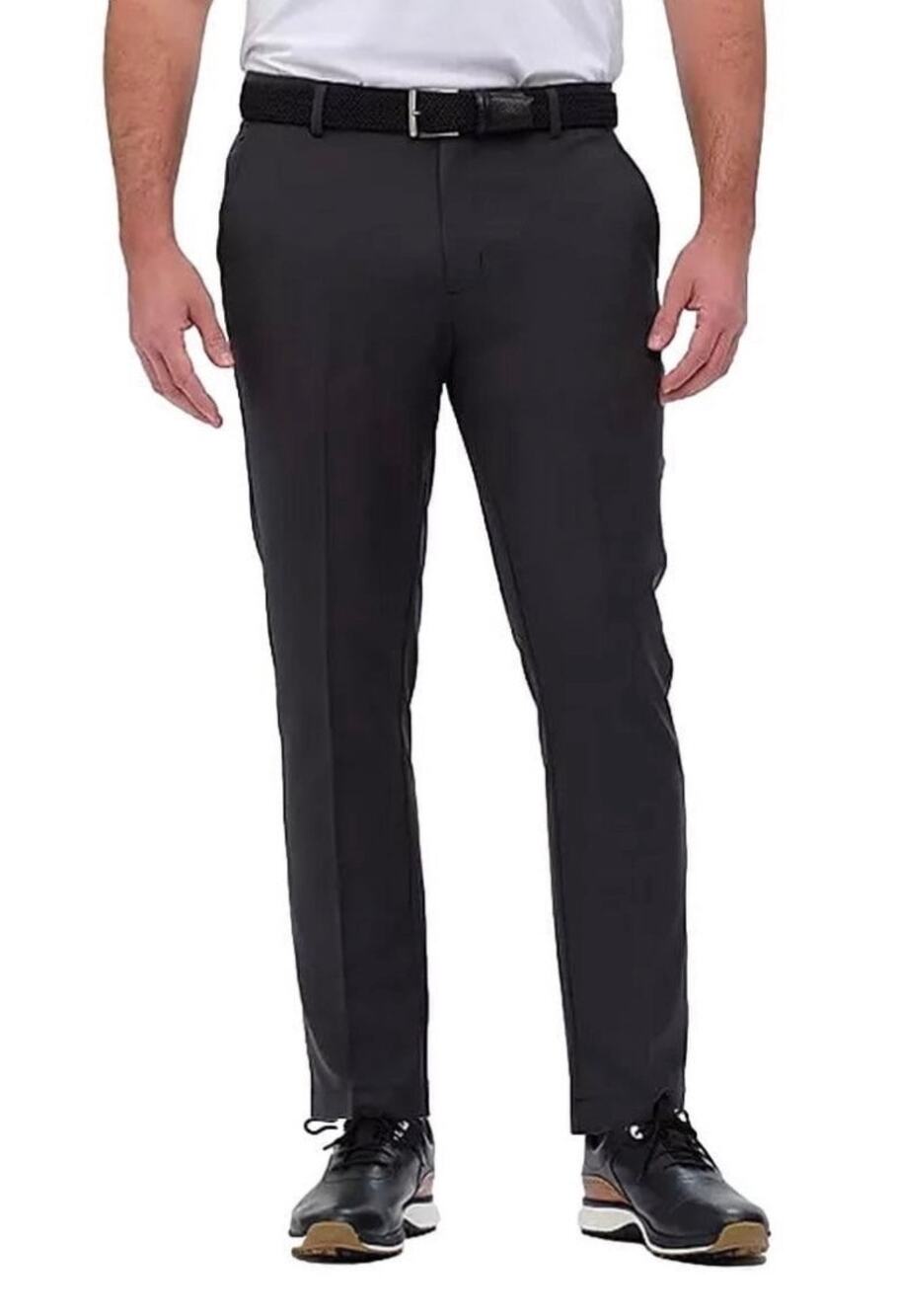 Greg Norman Men's Golf Performance Stretch Fabric Classic Fit Pant 34x32 Black